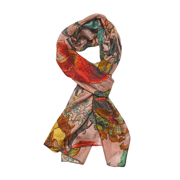 2er Set Luxus 100% Seidenschal und Rosenquarz Chakra-Armband image number 11