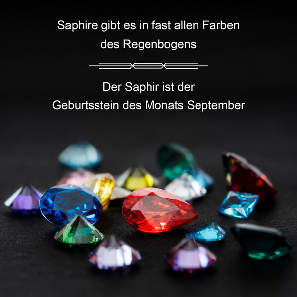 Mehrfarbiges Saphir und Zirkon-Armband - 7,98 ct. image number 4