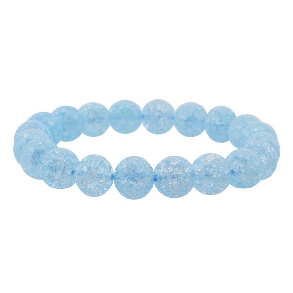 Blaue Eis Quarz Halskette 45cm und Armband 19cm image number 7