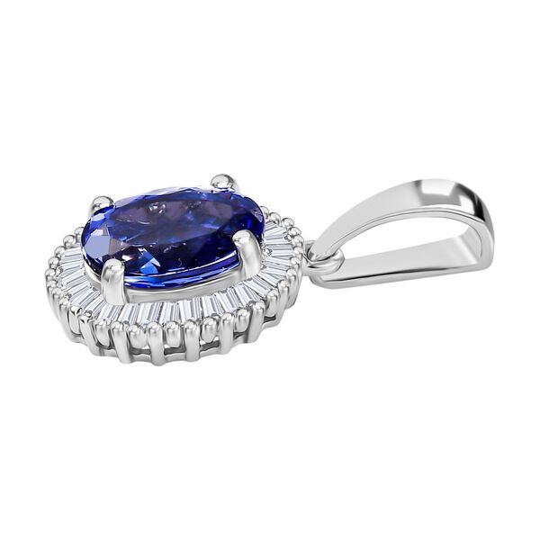 RHAPSODY AAAA Tansanit und VS Diamant Anhänger in 950 Platin - 2,20 ct. image number 5