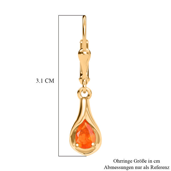 D'Joy AAA Blaze Feueropal Ohrringe - 0,53 ct. image number 6