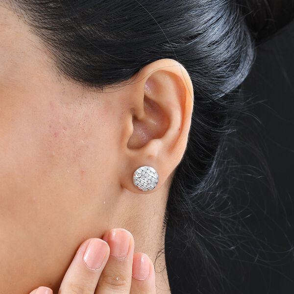 Moissanit Ohrringe, 925 Silber rhodiniert - 1,08 ct. image number 2