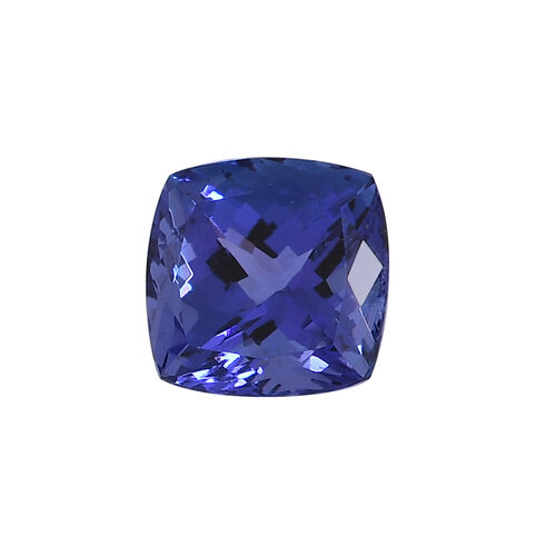 AAAA ungefasster Tansanit im Kissen-Facettenschliff - 2,64 ct. image number 0