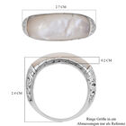 Royal Bali Kollektion - Perlmutt Ring 925 Silber image number 5