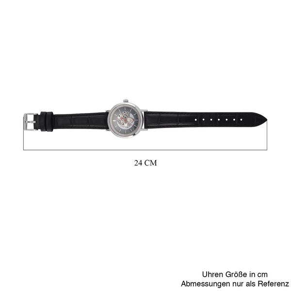 William Hunt - Moissanit Uhr, Swiss Ronda Uhrwerk, Reiner Edelstahl, Schwarz, ca. 0.20 ct image number 7