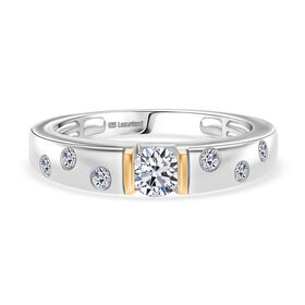 LUXURIANT SGL zertifizierter SI-GH Labor Diamant zweifarbiger Ring - 0,50 ct.