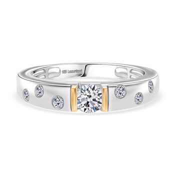 LUXURIANT SGL zertifizierter SI-GH Labor Diamant zweifarbiger Ring - 0,50 ct.