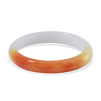 EXTREM SELTEN - Nat&uuml;rlicher Mehrfarbiger Jade Armreif 20 cm ca. 250.00 ct