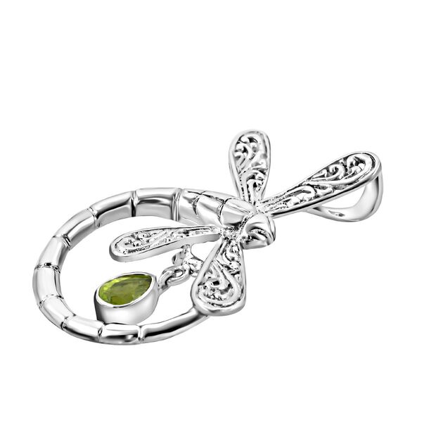 Royal Bali Kollektion - Natürlicher Peridot Anhänger, 0.72 Ct. image number 3