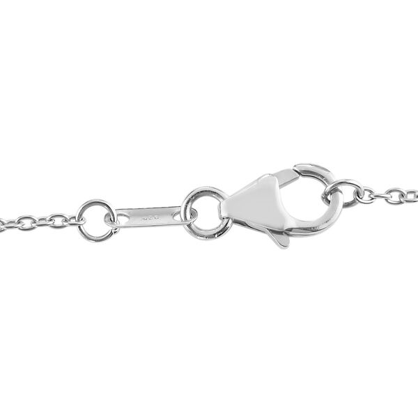 LUSTRO STELLA Hergestellt mit ZIRKONIA Halskette ca. 45 cm lange 925 Silber Platin-&Uuml;berzug 9,94 ct image number 6