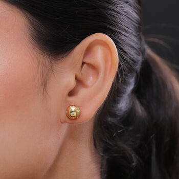 Diamant-Ohrstecker in Silber