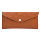 Long Size Brieftasche mit RFID Schutz, 100% echtes Leder, Größe 20,5x10 cm, Braun image number 0
