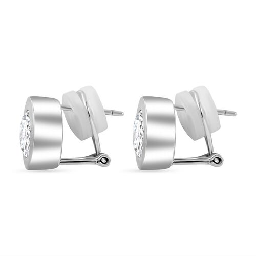 Moissanit Ohrringe - 3,51 ct. image number 3