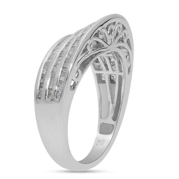 Diamant Ring, Anh&auml;nger 925 Platin-&Uuml;berzug image number 6