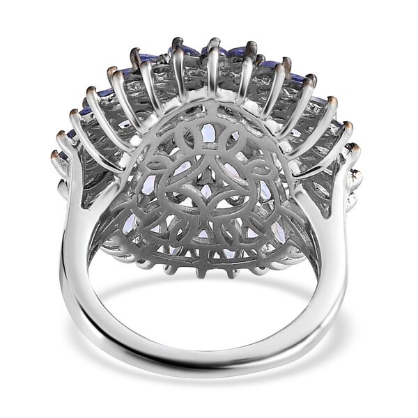 Tansanit Cluster Ring - 5,16 ct. image number 6