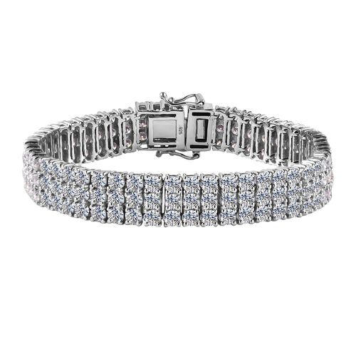 Funkelnde Königin - Moissanit Armband - 16,22 ct. image number 0