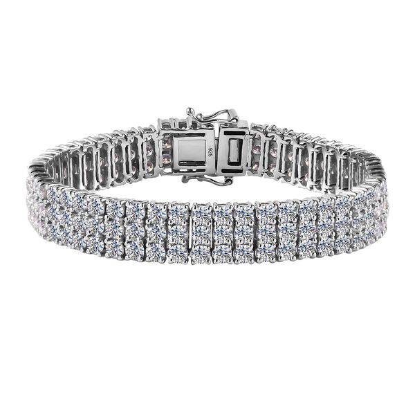 Funkelnde Königin - Moissanit Armband - 16,22 ct. image number 0
