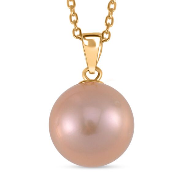 Edison Perle Anh&auml;nger mit Kette, t ca. 24,00 ct.