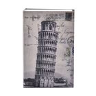 Pisa Tower Tresor, mit Zahlenschloss, Gr&ouml;&szlig;e: 18x12x5.5 cm, Grau