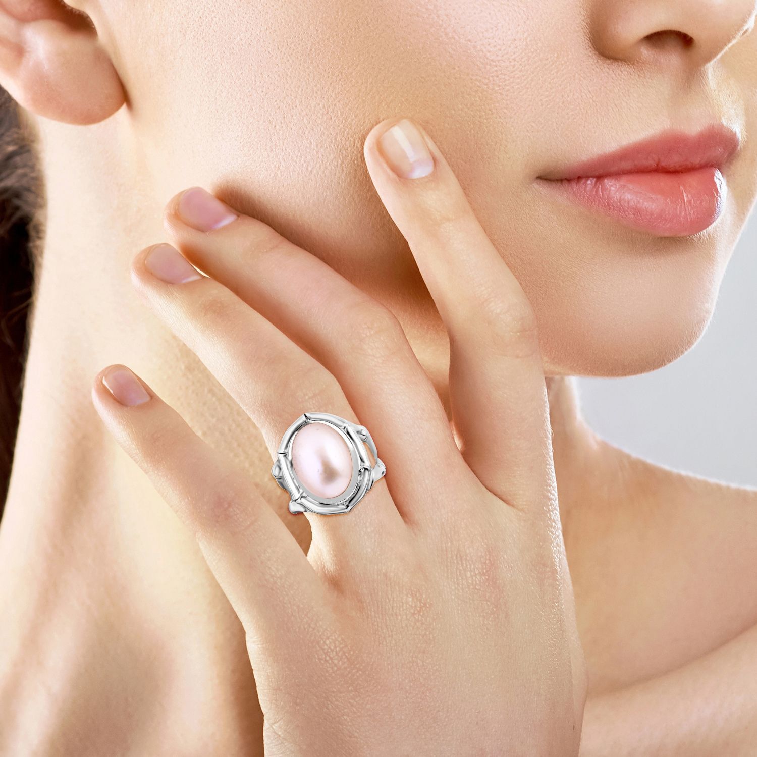 Mabe perle ring online