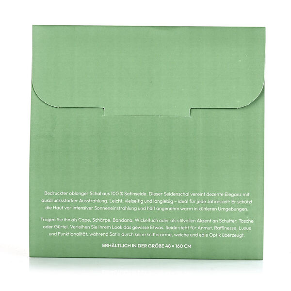 LA MAREY Seidenschal 100% Seide 48 x 160 cm Burgunderrot image number 7