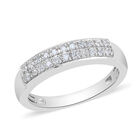 Diamant Ring 925 Silber platiniert  ca. 0,15 ct image number 3