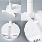 Faltbarer und wiederaufladbarer Ventilator mit LED-Licht und USB-Kabel, Weiß image number 6
