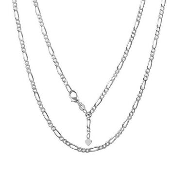 Figaro Halskette ca. 60 cm 925 Silber