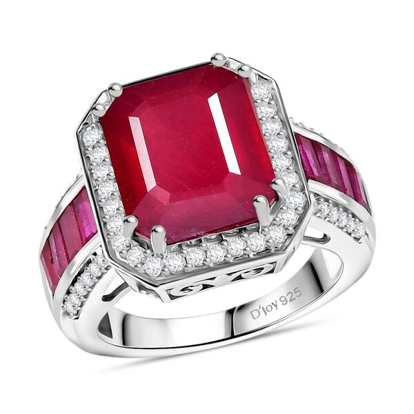 D'Joy AA Afrikanischer Rubin und Moissanit Ring - 12,29 ct. image number 4
