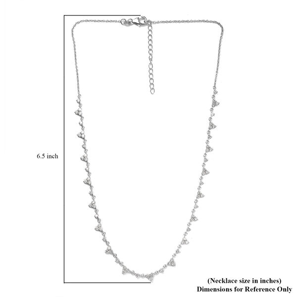 LUXURIANT SI-GH Labor Diamant Halskette, 40,5+5 cm - 3,50 ct. image number 5