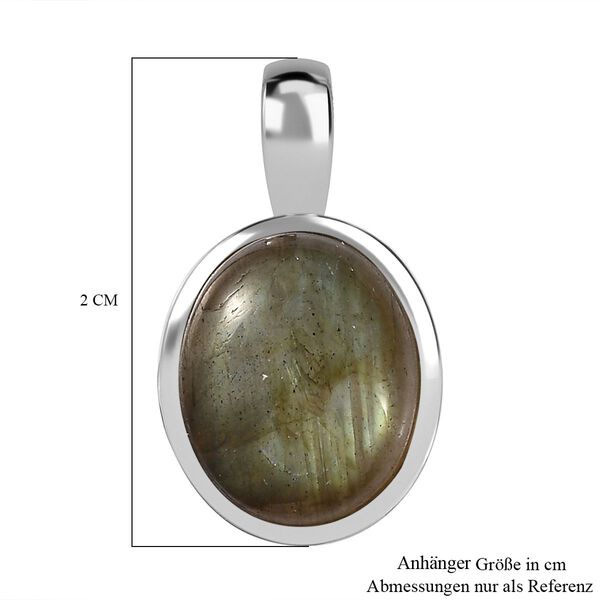AA Labradorit Anhänger - 5,73 ct. image number 7