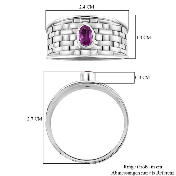 Royal Bali Kollektion - Ilakaka Rosa Saphir Ring - 0,76 ct. image number 5