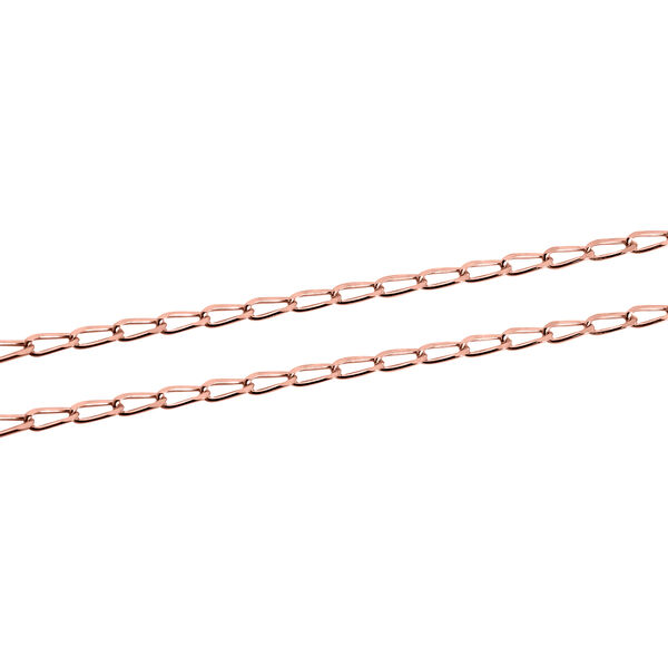 925 Silber rosévergoldetKette ca. 60 cm ca. 2,50g image number 2