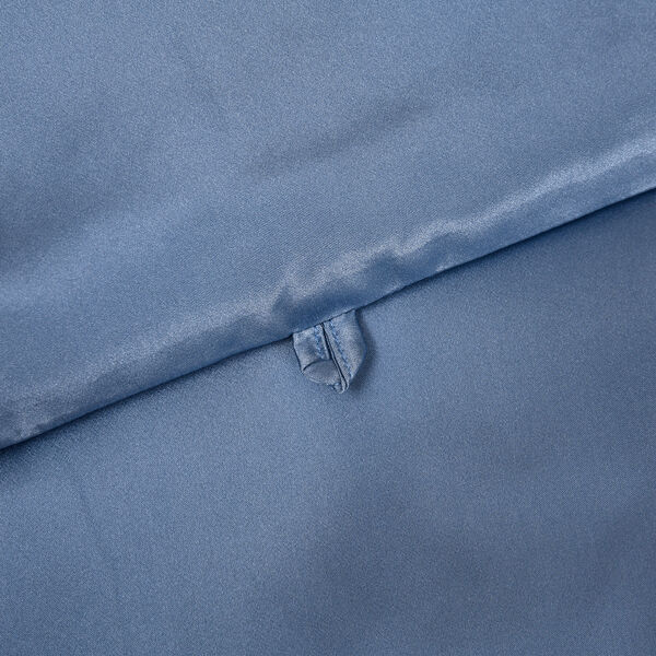 Serenity Night 100% Maulbeerseide Seidendecke mit 350gsm Seidenf&uuml;llung, 135x200cm, Blau image number 9