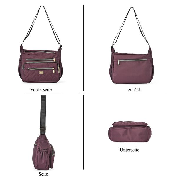 Oxford Side Bag, burgunder image number 6