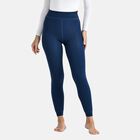 Thermo-Leggings mit Fleecefutter, Marineblau, Größe S/M