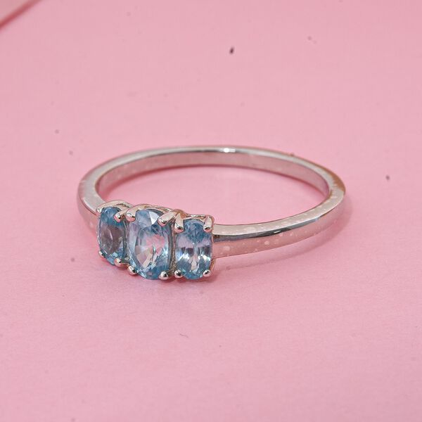 AA blauer Zirkon Ring - 1,44 ct. image number 1