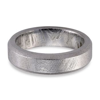 Muonionalusta Meteorit Ring, 18 cm, ca. 35.00 ct (Gr&ouml;&szlig;e 18.00) 35.00 ct