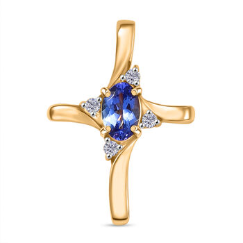 D'Joy Tansanit und Zirkon Anh&auml;nger - 0,51 ct.