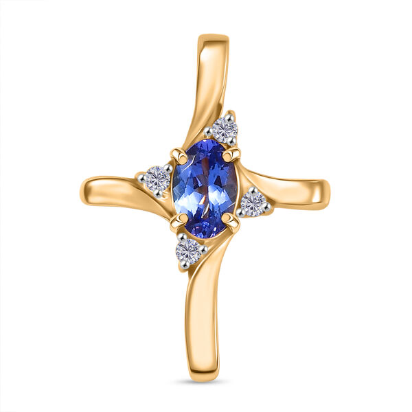 D'Joy Tansanit und Zirkon Anh&auml;nger - 0,51 ct.