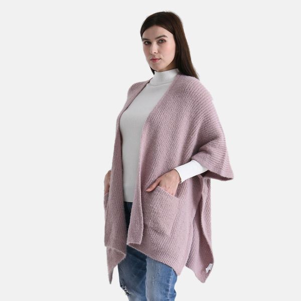 Cardigan im Casual-Chic mit offenen Seiten und Taschen, Einheitsgröße, Flieder image number 0