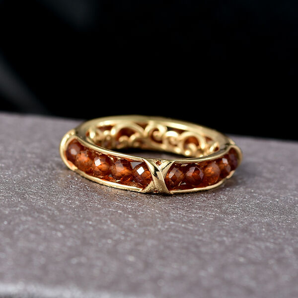 EverTrue Hessonit Granat Ring - 10,92 ct. image number 2