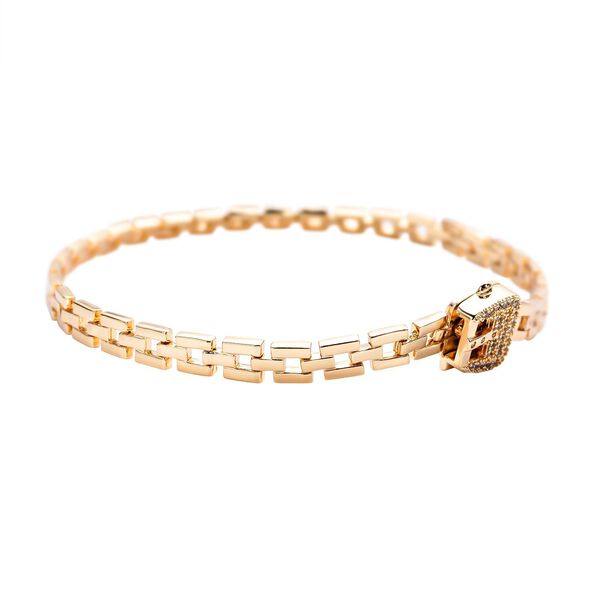 Wei&szlig;es Zirkonia-Armband, 17 cm - 0,20 ct. image number 3