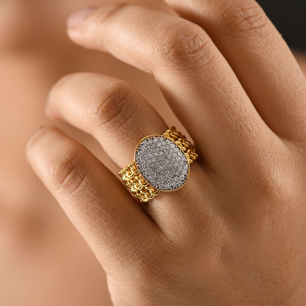 Moissanit Ring - 0,83 ct. image number 2