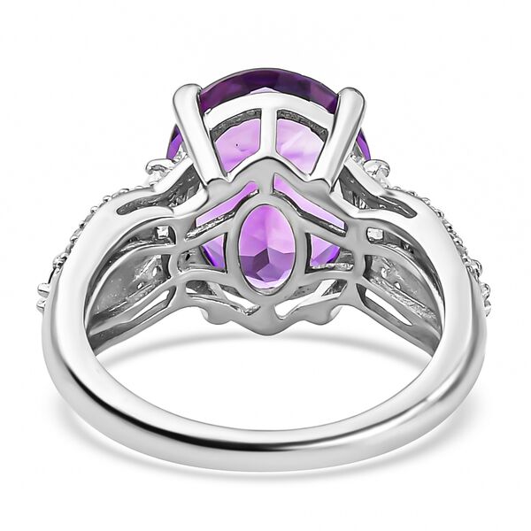 Lusaka Amethyst und Zirkon-Ring - 4,85 ct. image number 6