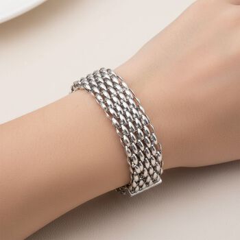 Reiner Edelstahl Armband ca. 19 cm + 3.5 cm Extender, ca. 20,50g