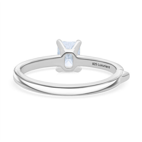 LUXURIANT SGL zertifizierter VS-EF Labor Diamant Ring, 925 Silber rhodiniert - 1 ct. image number 5