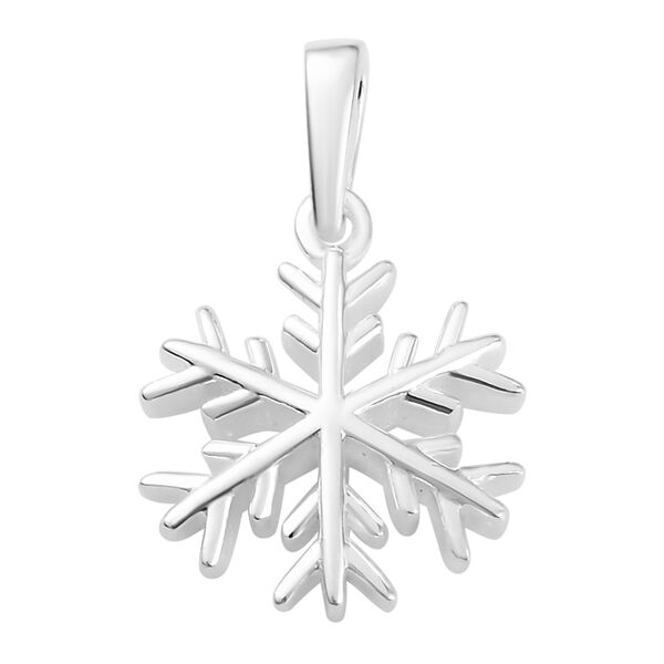 Schneeflocken-Anh&auml;nger, 925 Silber image number 0
