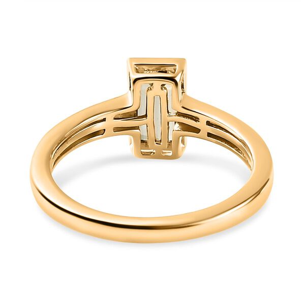 AAA Turkizit-Ring, 925 Silber Gelbgold Vermeil  ca. 1,02 ct image number 6