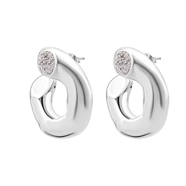Kristall Ohrringe 925 Silber Standard 11,00g 1.00 ct image number 3